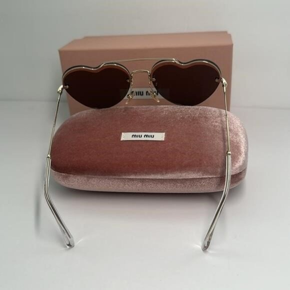 New - Miu Miu™ Core Collection MU 62US ZVN1C0 58 - Pale Gold main image 7